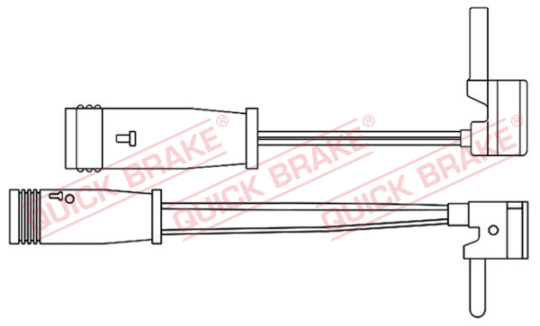 Czujnik zużycia klocka